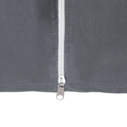 Wyld and Coco Gazebo 300 x 400 cm - Black Steel Frame Dark Grey Curtains - thumbnail 7