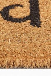Homescapes Swagat Welcome Coir Doormat in Natural - Size: 40 cm x 70 cm - thumbnail 3