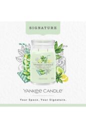 Yankee Candle Women's Signature Large Jar Cucumber Mint Cooler in Green - thumbnail 2