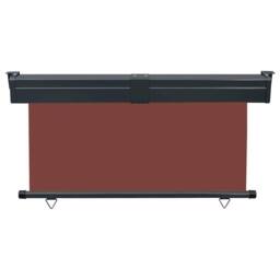 Berkfield Home Stylish Balcony Side Awning 140x250 cm Brown - thumbnail 4
