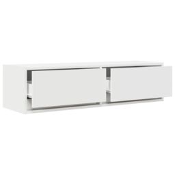 Berkfield Home TV Cabinet White 100x31x25, 5 cm Engineered Wood - thumbnail 5