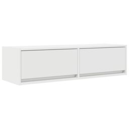 Berkfield Home TV Cabinet White 100x31x25, 5 cm Engineered Wood - thumbnail 2