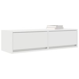 Berkfield Home TV Cabinet White 100x31x25, 5 cm Engineered Wood - thumbnail 3