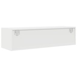 Berkfield Home TV Cabinet White 100x31x25, 5 cm Engineered Wood - thumbnail 6