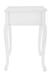 Orsina Aesthetic Console Table, Sturdy & Durable Hallway Table, Aesthetic Style Console Table with a Drawer in White - thumbnail 3