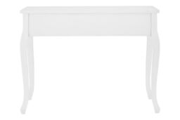 Orsina Aesthetic Console Table, Sturdy & Durable Hallway Table, Aesthetic Style Console Table with a Drawer in White - thumbnail 4