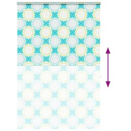Berkfield Home Shower Roller Blind with Cassette 150x240 cm Fabric Width 146 cm in Black - thumbnail 5