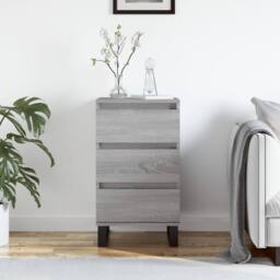 Berkfield Home Sideboard Grey Sonoma 40x35x70 cm Engineered Wood - Size: 40 x 35 x 70 cm - thumbnail 2
