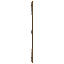 Berkfield Home Wall Headboard Honey Brown 166x3x110 cm Solid Wood Pine - Size: 166 x 3 x 110 cm - thumbnail 5