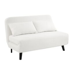 Home Detail Kellar Sofa Bed in White - Size: 2 Seater - thumbnail 3