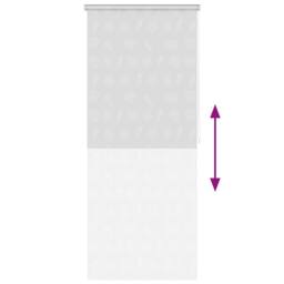 Berkfield Home Shower Roller Blind 120x240 cm Sea Star in Grey - thumbnail 5