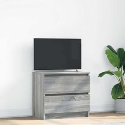Berkfield Home TV Cabinet Grey Sonoma 60x35x54 cm Engineered Wood - Size: 60 x 35 x 54 cm - thumbnail 1