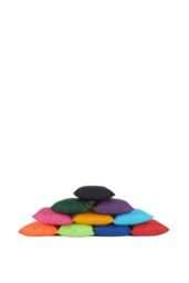 Bean Lazy Yellow Outdoor Garden Furniture Seat Scatter Cushion with Pad - Size: 45 cm x 45 cm - thumbnail 2