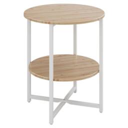 Kelvenix Small Coffee Side End Table natural - Size: 0.6m2