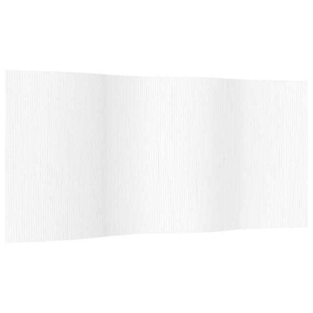 Berkfield Home Room Divider¬†White 165x400 cm¬†Bamboo in White - Size: 165x400 cm - image 1