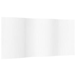 Berkfield Home Room Divider¬†White 165x400 cm¬†Bamboo in White - Size: 165x400 cm