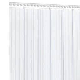 Berkfield Home Durable Door Curtain Transparent 200 mmx1.6 mm 50 m PVC in Clear