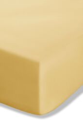 Catherine Lansfield 'Easy Iron Percale' Combed Polycotton 25cm Depth Sheet in Yellow - Size: Super King Fitted - thumbnail 2