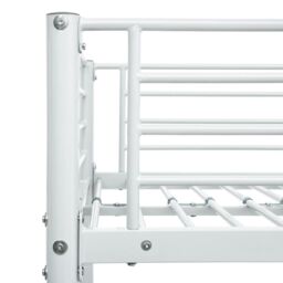 Berkfield Home Bunk Bed Frame White Metal 140x200 cm/90x200 cm - thumbnail 5