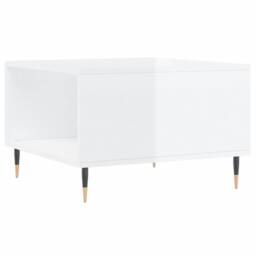 Berkfield Home Coffee Table High Gloss White 55x55x36.5 cm Engineered Wood - thumbnail 8