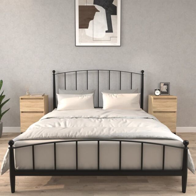 Berkfield Home Bedside Cabinets 2 pcs Sonoma Oak 40x35x70 cm in Brown - Size: 40 x 35 x 70 cm