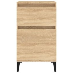 Berkfield Home Bedside Cabinets 2 pcs Sonoma Oak 40x35x70 cm in Brown - Size: 40 x 35 x 70 cm - thumbnail 6