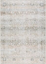 Livabliss Our Pnw Home Rainier-Washable Brown Green Traditional Vintage Living Rug in Light Brown - Size: 160 cm x 220 cm - thumbnail 2