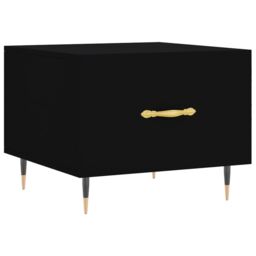 Berkfield Home Coffee Tables 2 pcs Black 50x50x40 cm Engineered Wood - Size: 50 x 50 x 40 cm - thumbnail 5