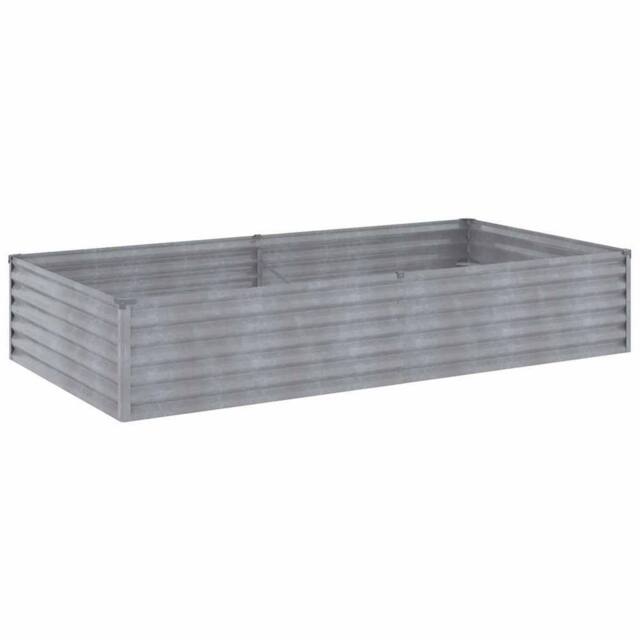 Berkfield Home Garden Raised Bed 195x100x36 cm Corten Steel in Brown - Size: 195 x 100 x 36 cm - image 1