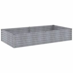 Berkfield Home Garden Raised Bed 195x100x36 cm Corten Steel in Brown - Size: 195 x 100 x 36 cm - thumbnail 1