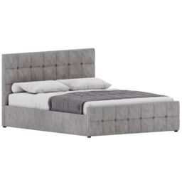 Home Discount Vida Designs Valentina King Size Ottoman Bed Frame Velvet Fabric UKFR in Silver - thumbnail 7