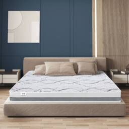 The White Stone Medium-Firmness Orthopedic Mattress, 20 cm in White - Size: Single - thumbnail 3