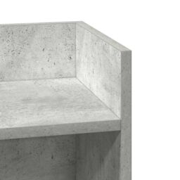 Berkfield Home Side Tables 2 pcs with Shelf Concrete Grey 25.5x27x60 cm - thumbnail 8