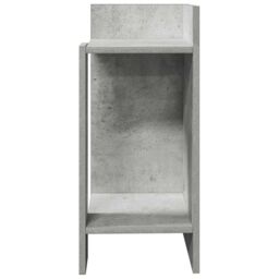 Berkfield Home Side Tables 2 pcs with Shelf Concrete Grey 25.5x27x60 cm - thumbnail 4