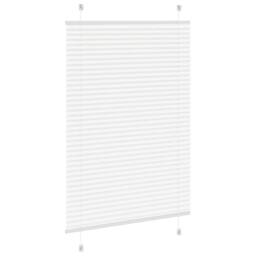 Berkfield Home Pleated Blind White 100x150 cm Fabric Width 99.4 cm Polyester - thumbnail 4