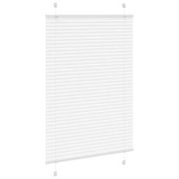 Berkfield Home Pleated Blind White 100x150 cm Fabric Width 99.4 cm Polyester - thumbnail 1