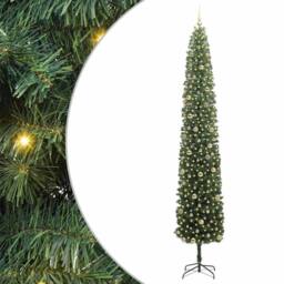 Berkfield Home Artificial Christmas Tree with 300 LEDs with Stand Green 300 cm - thumbnail 2
