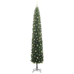 Berkfield Home Artificial Christmas Tree with 300 LEDs with Stand Green 300 cm - thumbnail 4