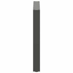 Berkfield Home Modern Coffee Table Legs U-Shaped 3 pcs Anthracite 90x(72-73) cm Steel in Dark Grey - thumbnail 6