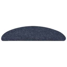 Berkfield Home Self-adhesive Stair Mats 5 pcs Blue 56x17x3 cm Needle Punch - Size: Medium - thumbnail 4