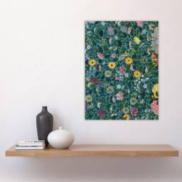 "Artery8 Owen Jones Colourful Chinese Botanical Pattern Wall Art Print - Size: W12"" x H16""" - thumbnail 4