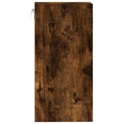 Berkfield Home Hanging Cabinet Smoked Oak 20x29.5x60 cm Engineered Wood in Brown - thumbnail 5