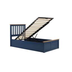 Birlea Phoenix Ottoman Storage Bed Frame Navy Blue - Size: Single - thumbnail 8