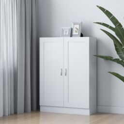 Berkfield Home Book Cabinet White 82.5x30.5x115 cm Engineered Wood - thumbnail 1