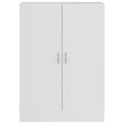 Berkfield Home Book Cabinet White 82.5x30.5x115 cm Engineered Wood - thumbnail 6