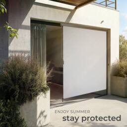 tectake Vertical Awning Eloise in Light Grey - Size: 140 cm x 250 cm - thumbnail 7