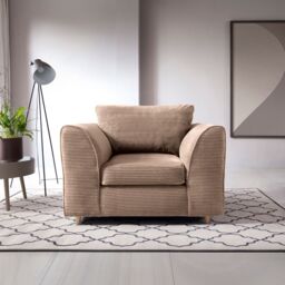 Abakus Direct Jumbo Armchair Brown - thumbnail 1
