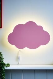 BHS Lighting Glow Cloud Wall Light in Pink - thumbnail 4