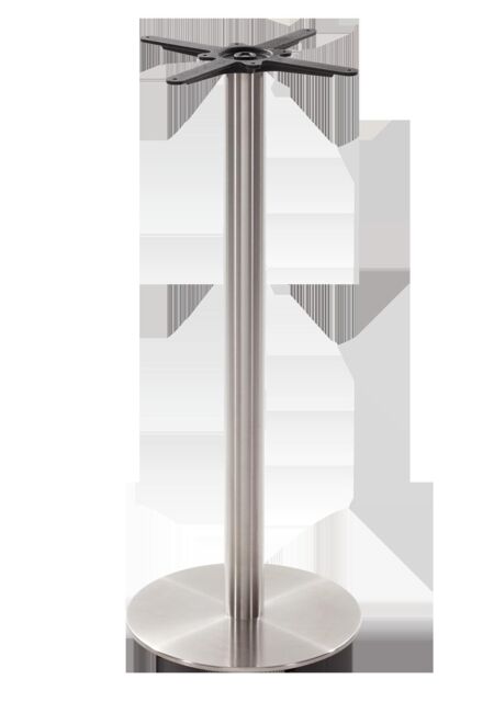 netfurniture Round stainless steel table base - Medium 1050 mm in Silver