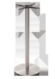netfurniture Round stainless steel table base - Medium 1050 mm in Silver